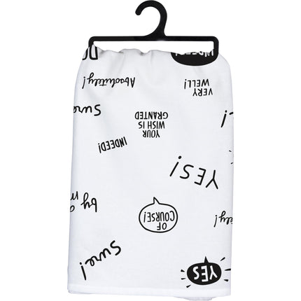 Primitives by Kathy Decorative Kitchen Towel - I Don't Spoil My Grandkids - I'm Just Very Accommodating