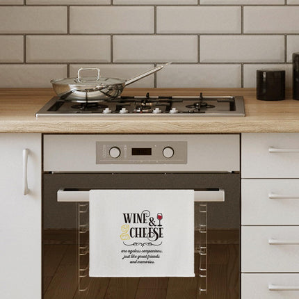 CIOJUNE Wine Kitchen Towels, Wine Gifts for Lovers Women, Bar Towels for Home Bar Kitchen, 16x24 Inch